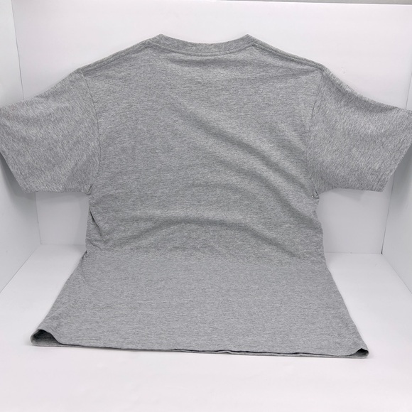 O’NEILL T-SHIT, MENS LIGHT GREY W/ORANGE & YELLOW LOGO, 90%COTTON, 10%POLYESTER - Picture 6 of 11